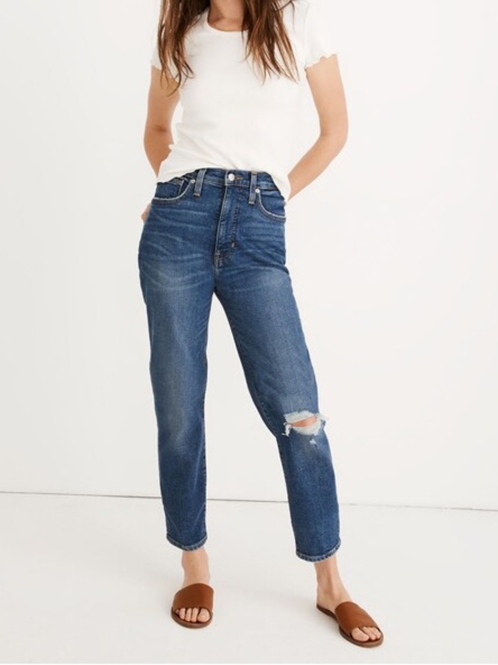 NEW Madewell The Mom Jean Comfort Stretch Edition Jeans Women’s 36
